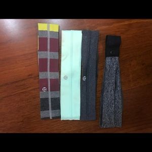 4 great condition lululemon headbands!